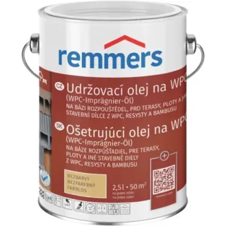 Ošetrujúci olej na WPC Remmers - 2089 sivý